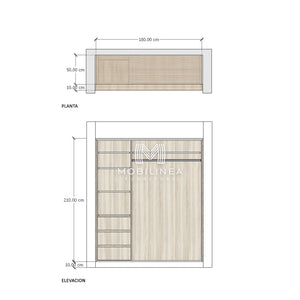 Closet Telire 180cm