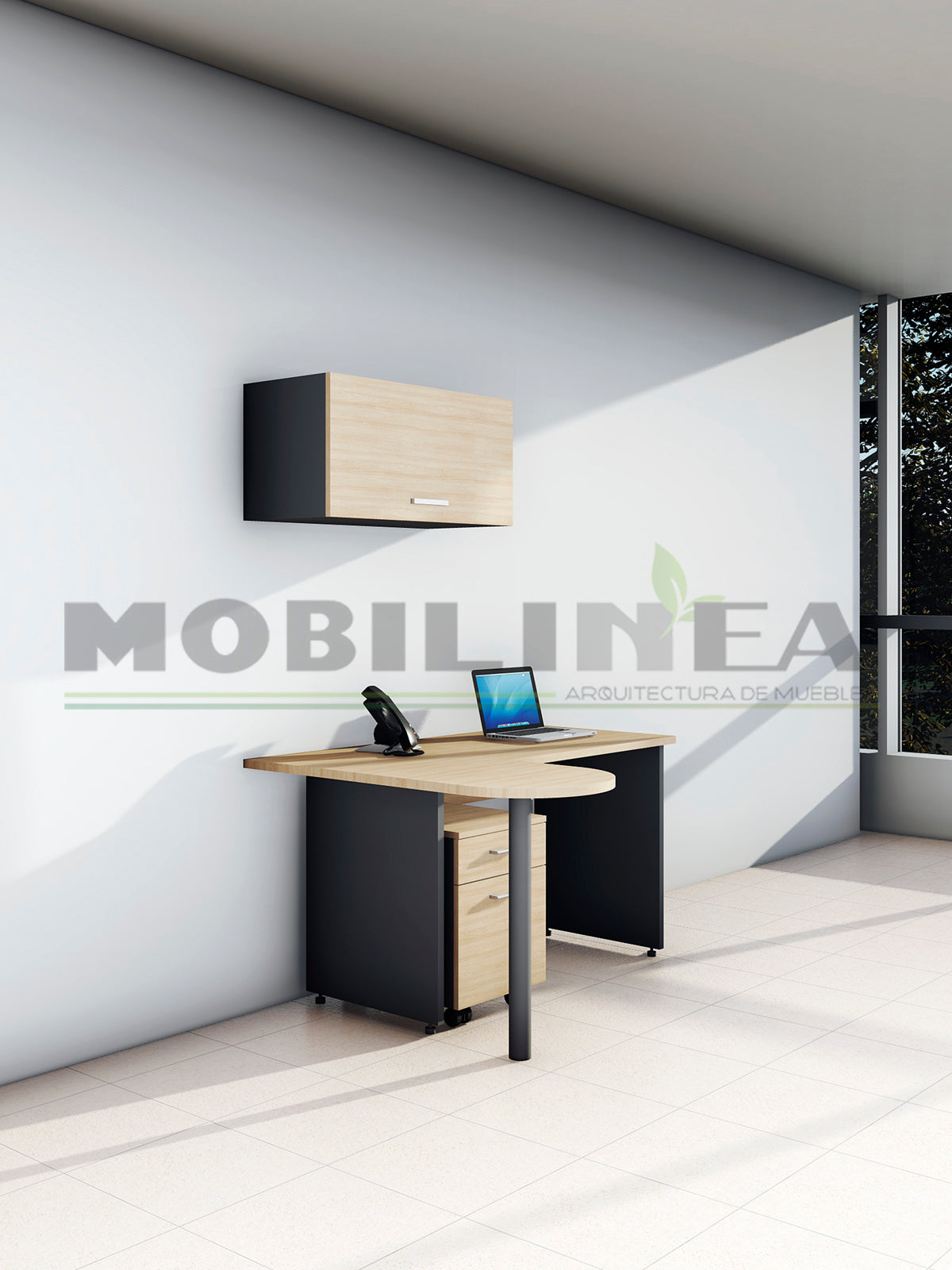 Mobipar Muebles - La mejor opción para tu oficina son los escritorios de  melamina! Prácticos, ligeros, muy resistentes y fáciles de limpiar. Sus  diseños son variados: elegantes, informales, modernos o clásicos. Comunicáte
